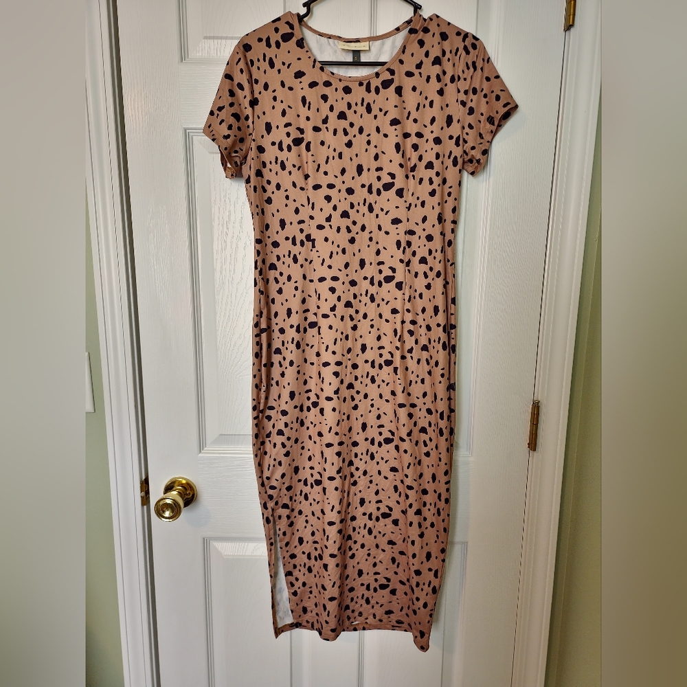 Alredine dalmatian print dress